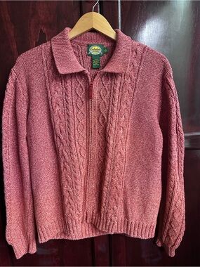 Cabela's Cable Knit Full Zip Cardigan